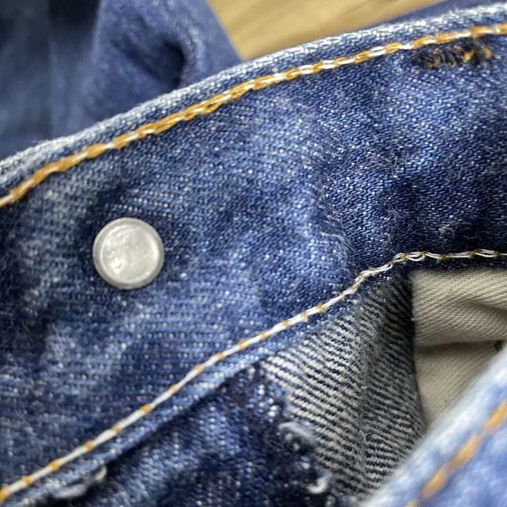Vintage 80s Levis 501 Jeans Size 9 (25x30) Juniors Womens Denim Button Fly USA - Image 13