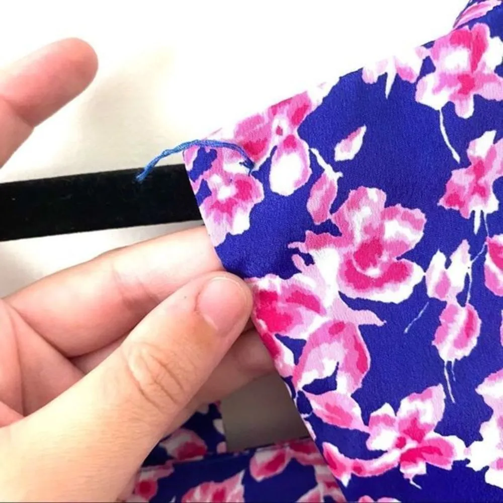 Lashes‎ of London Floral Bow Dress US10 Purple Size 10 - Image 4