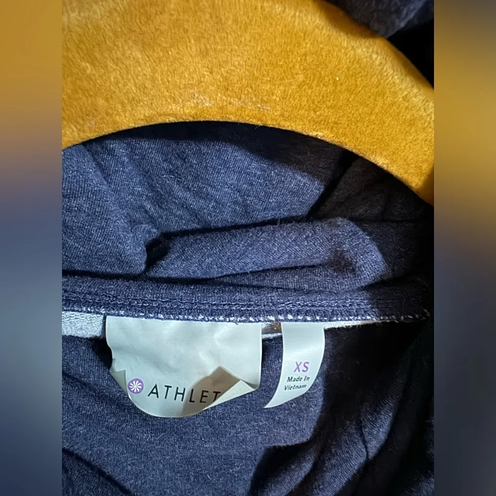 Athleta Blue/Black Sentry Hoodie Sweatshirt - Image 6