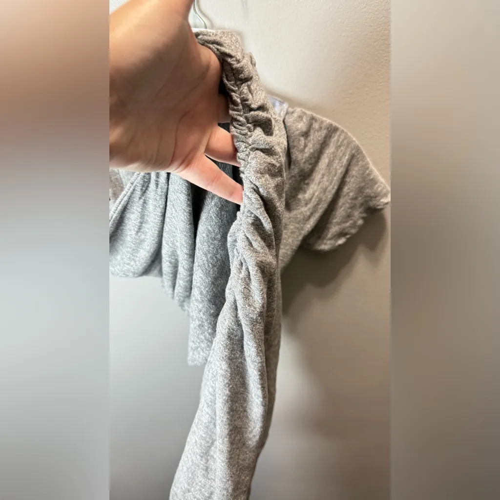 Monrow Mommy Maternity Shirred Tee
Shirt Midi‎ Dress Gray Size Small - Image 4