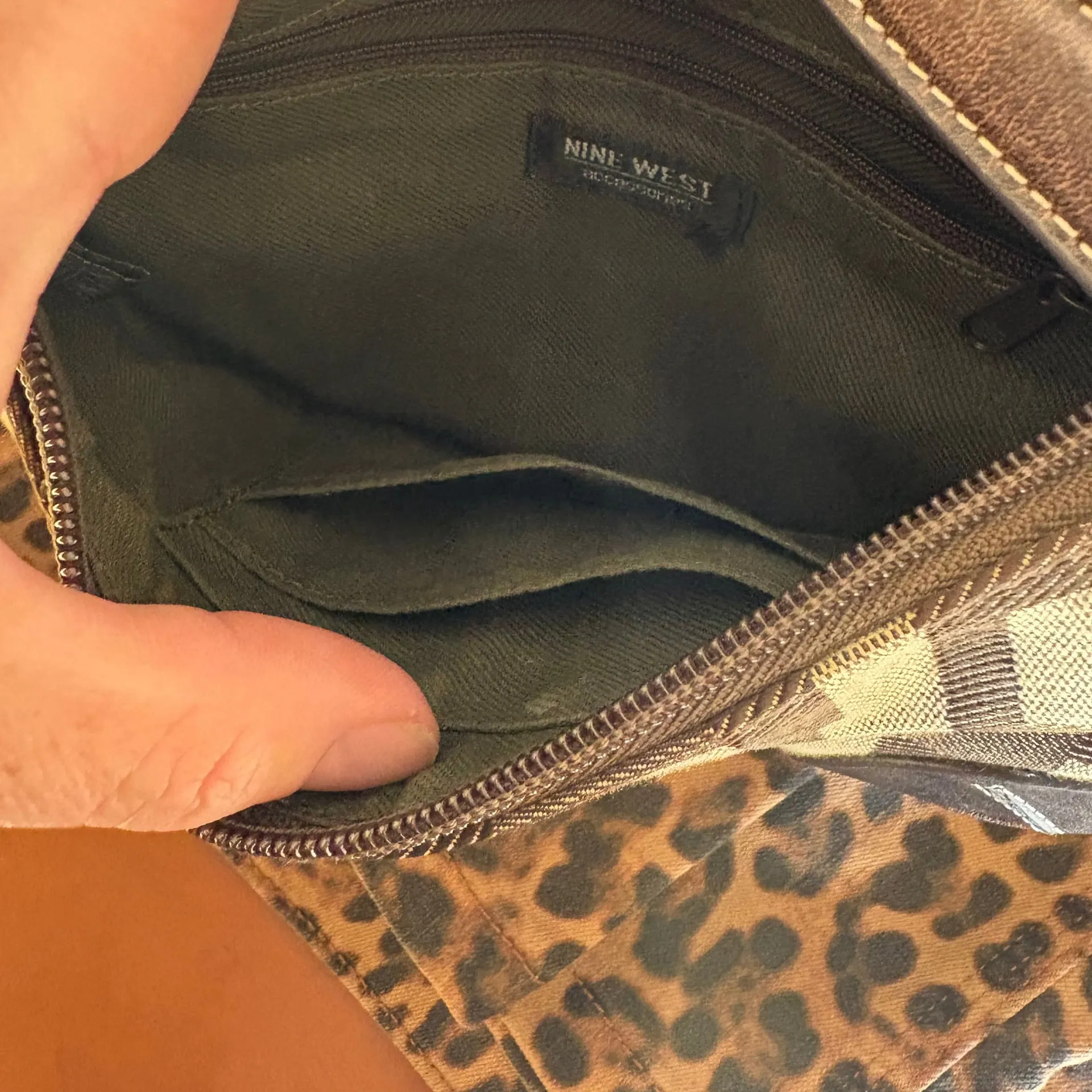 Nine West ultra mini vintage monogrammed purse - Image 3