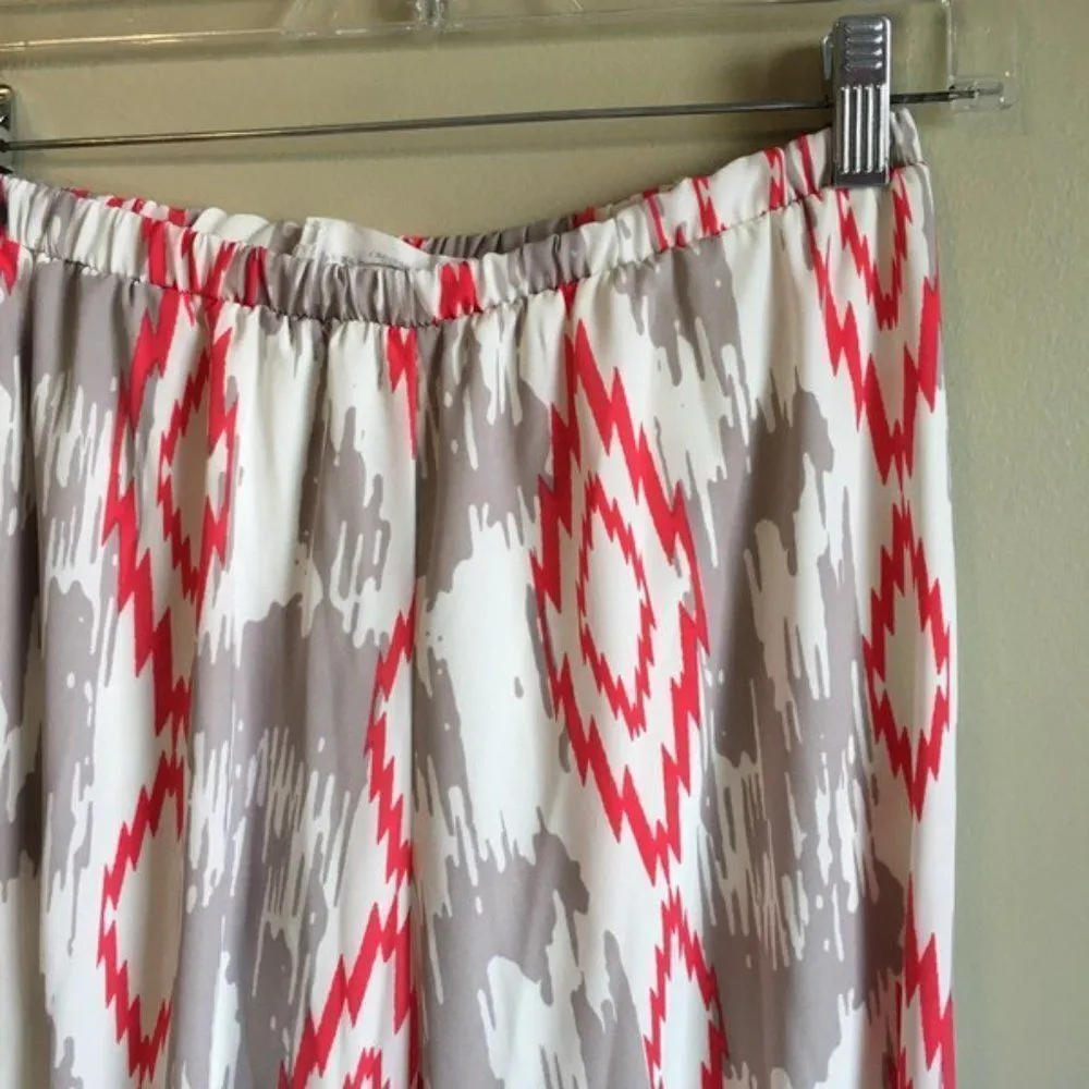 Peach Love cream California small flowy pants - Image 2