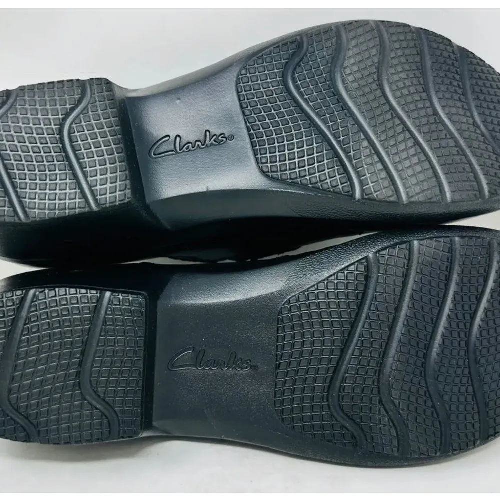 Clarks Women's Angie Pearl Cushioned Loafer Shoes Black #15260 Size 5.5, NEW - Image 4