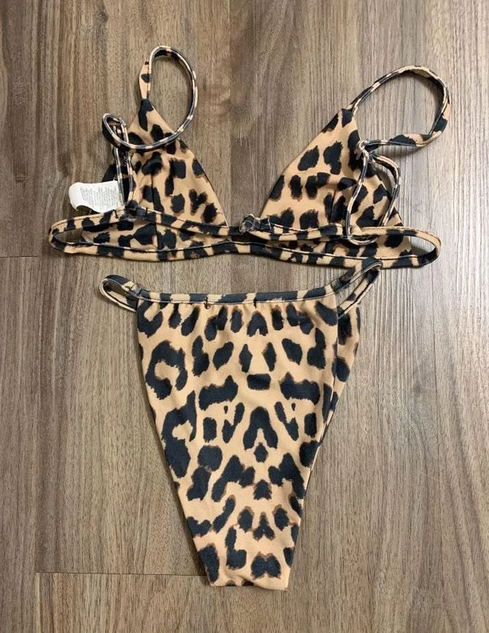 Pretty Little Thing Leopard Bikini Set - Image 7