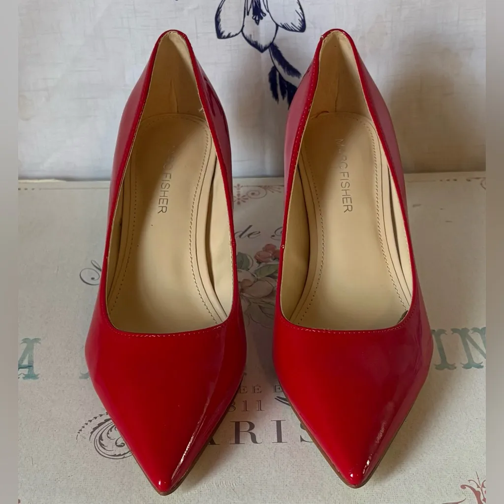 Marc Fisher red heels - Image 2