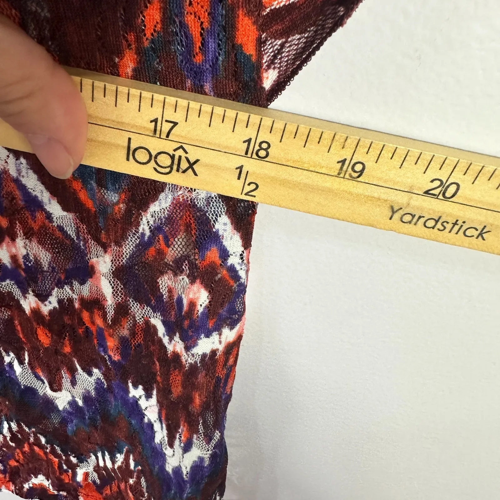 Zara Collection Top Womens M Boho Ruffle Sleeve Sheer Festival Indie Artsy - Image 8