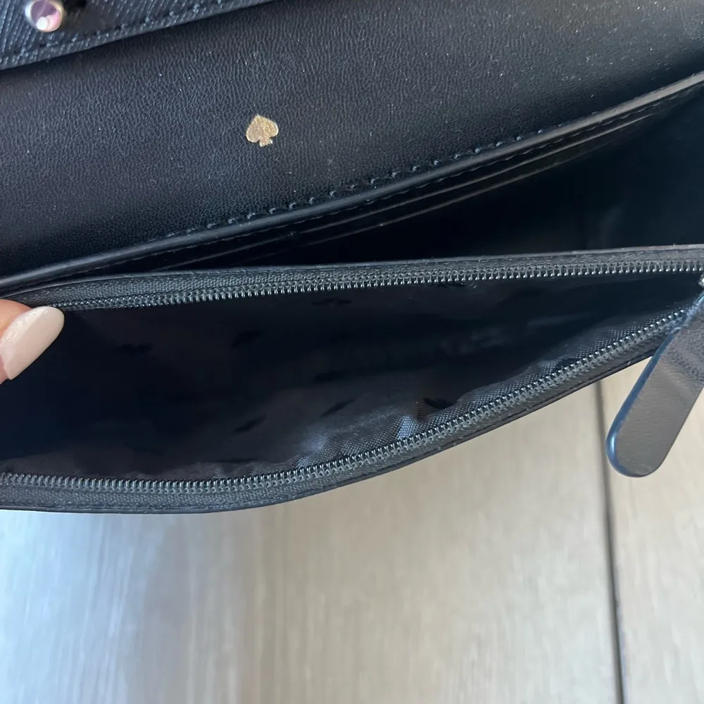 Kate Spade Flap Crossbody Chain bag black leather - Image 7