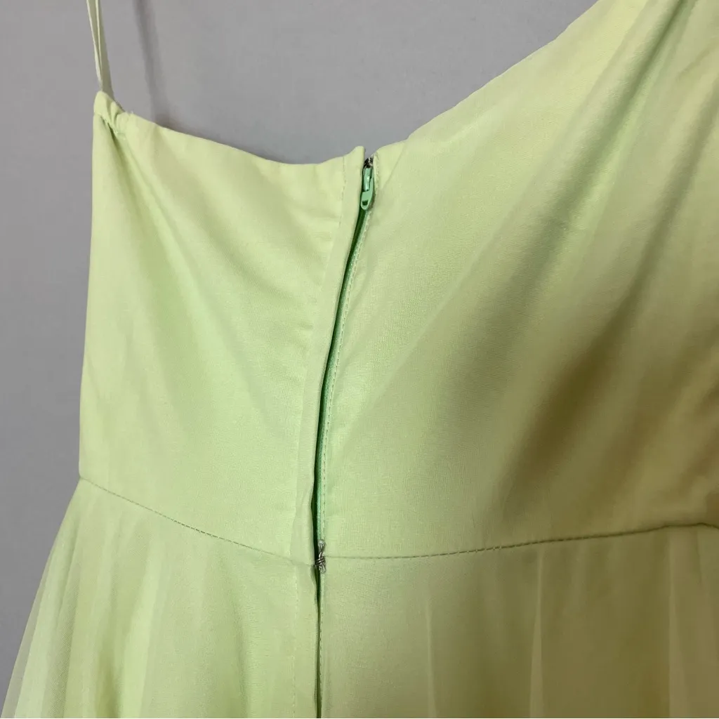 Vintage 50s Formal Dress‎ Prom Strapless Pale Green Elegant Hollywood Glamorous Size XXS - Image 9