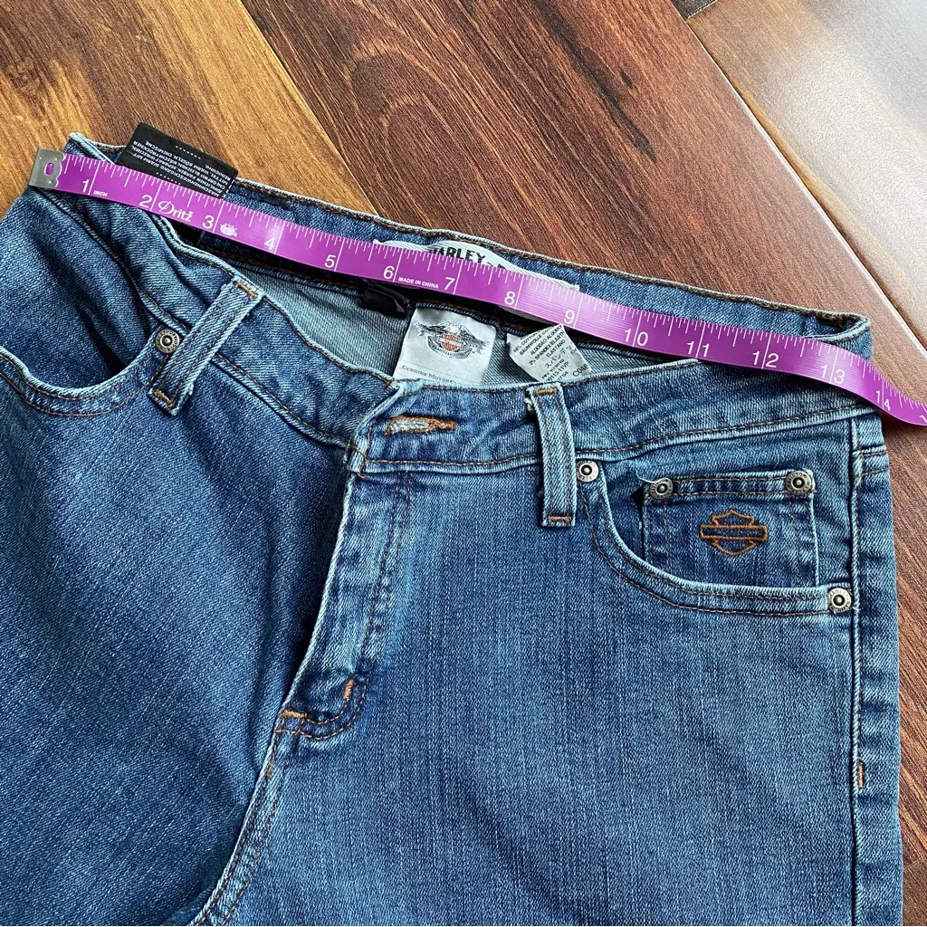 Harley Davidson Denim Bootcut Jeans 4P Blue - Image 8