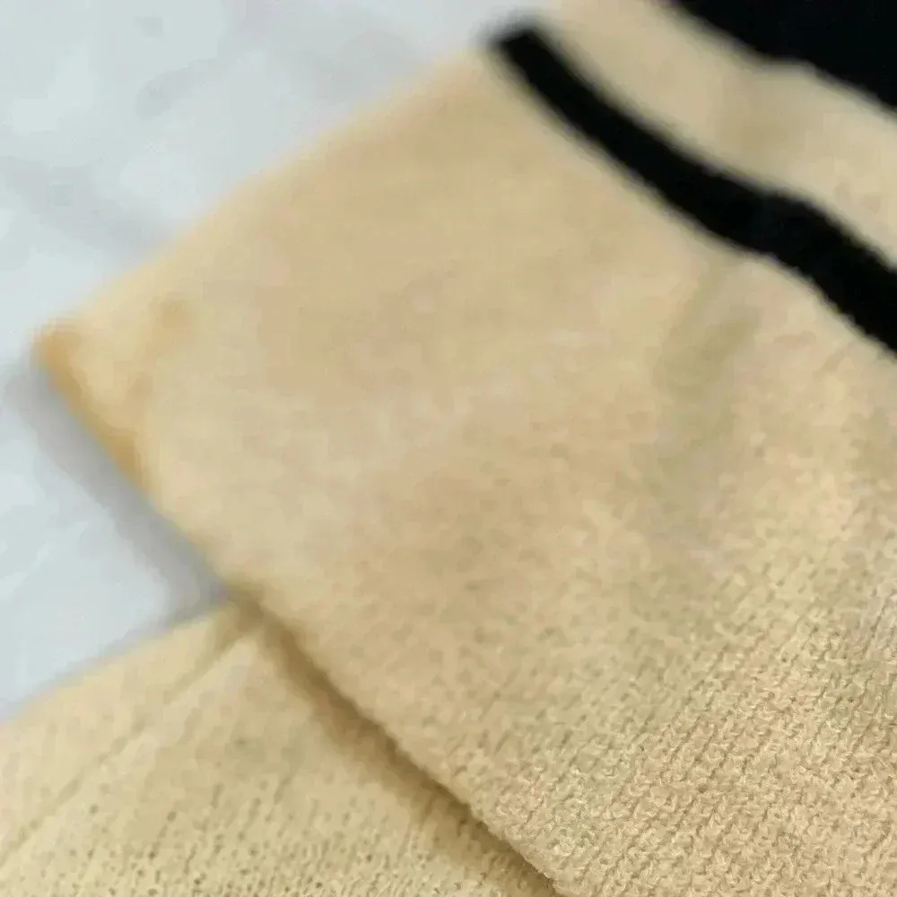 anthropologie SPARROW cream stretchy woven knit cardigan high low woman’s size S - Image 13