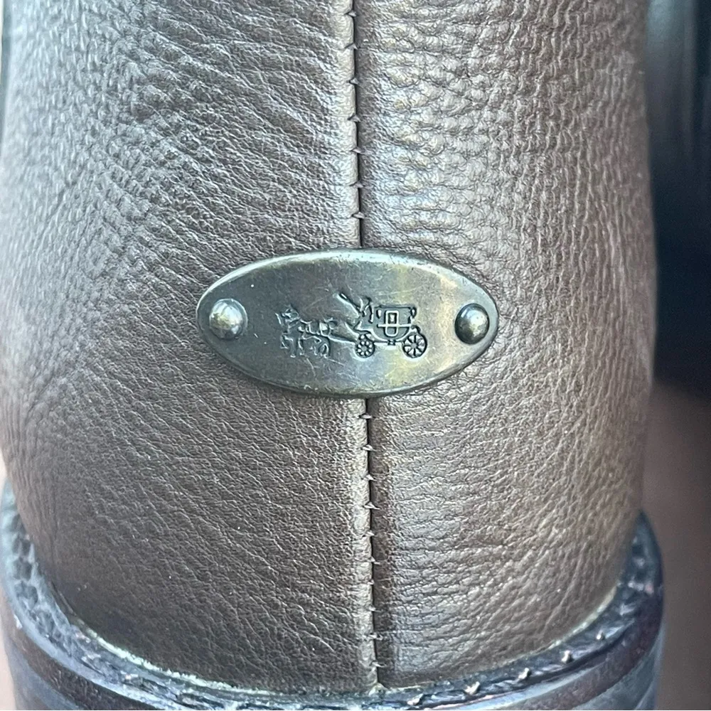 Coach Bailey Safari Womens Leather Suede Fashion Knee-High Riding Boots Size 7 - Image 9