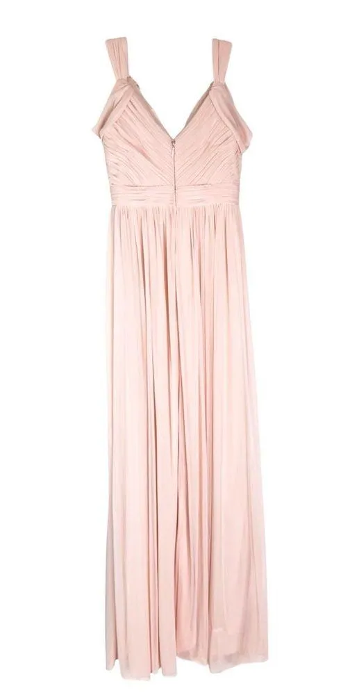 Azazie Calla Bridesmaid Fotmal Dress in Pale Pink Size 2 - Image 8