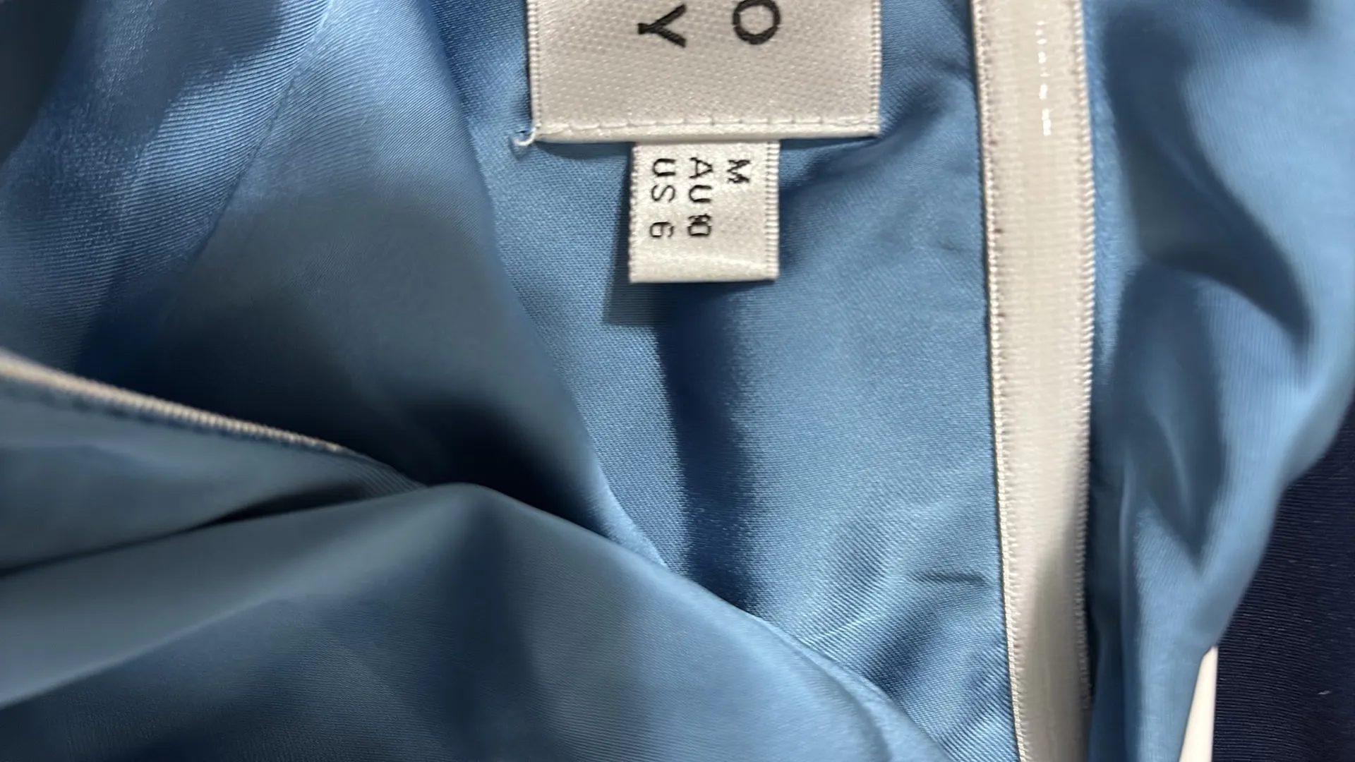 Hello Molly Blue Midi Satin Dress - Image 5