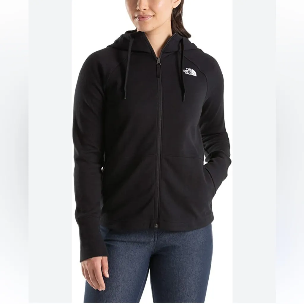 The North Face Black Full-Zip Hoodie Eco Ridge Full Zip Hoody Jacket women small - Image 10