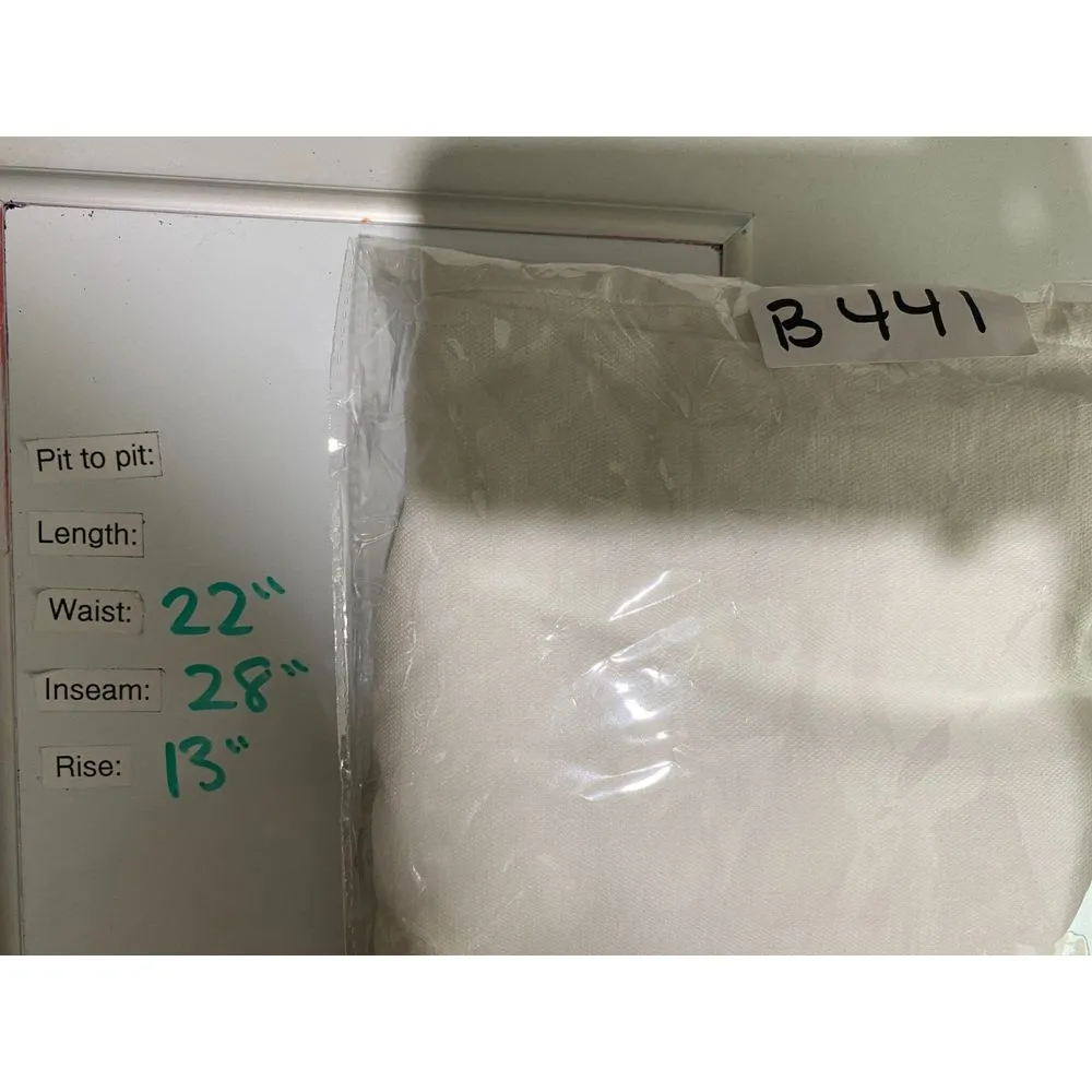 Eileen Fisher Women Organic Cotton‎ Hemp Ankle Pants White Sz 24/3X Minimalist - Image 8