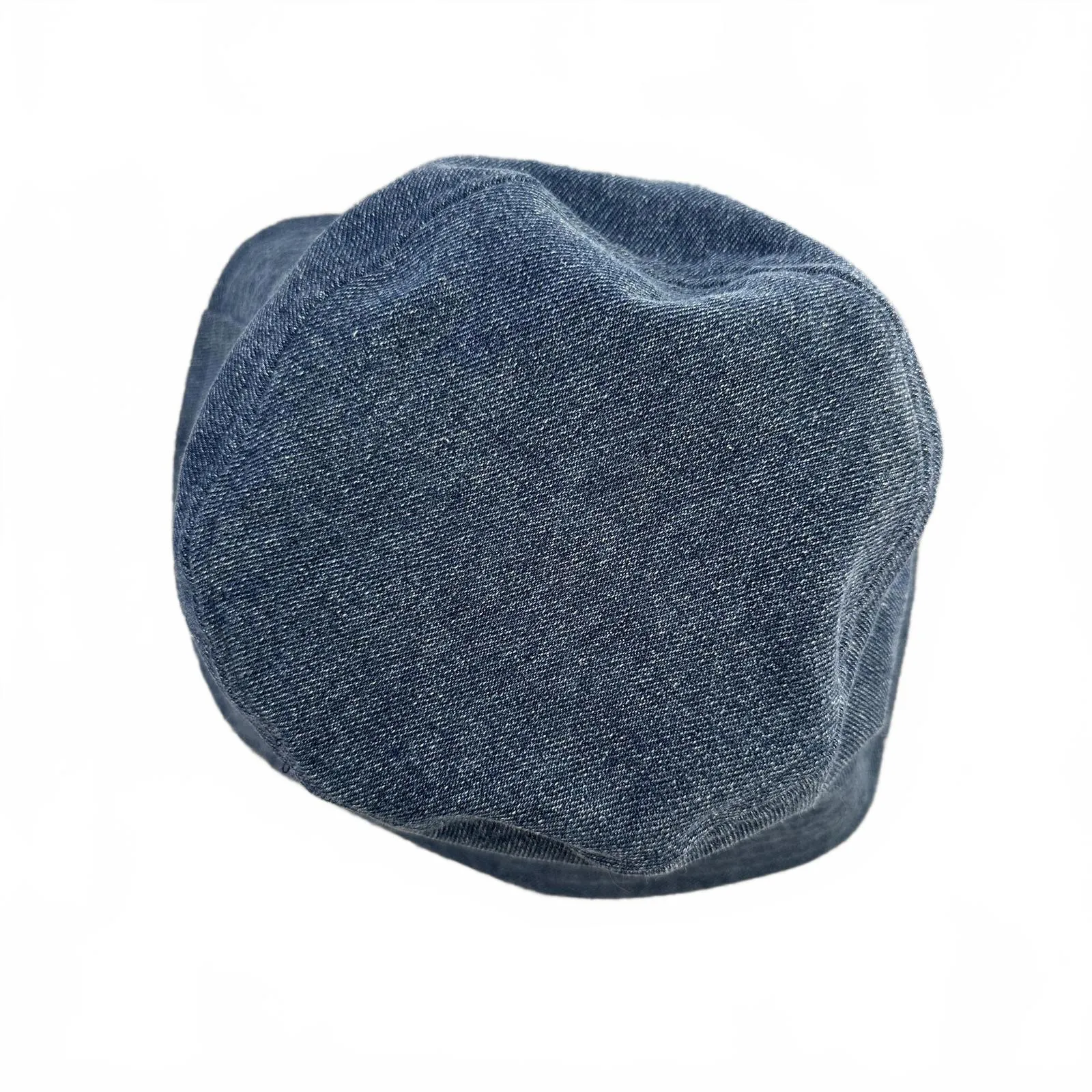 Mango Cotton Blend Denim Bucket Hat Blue - Image 3
