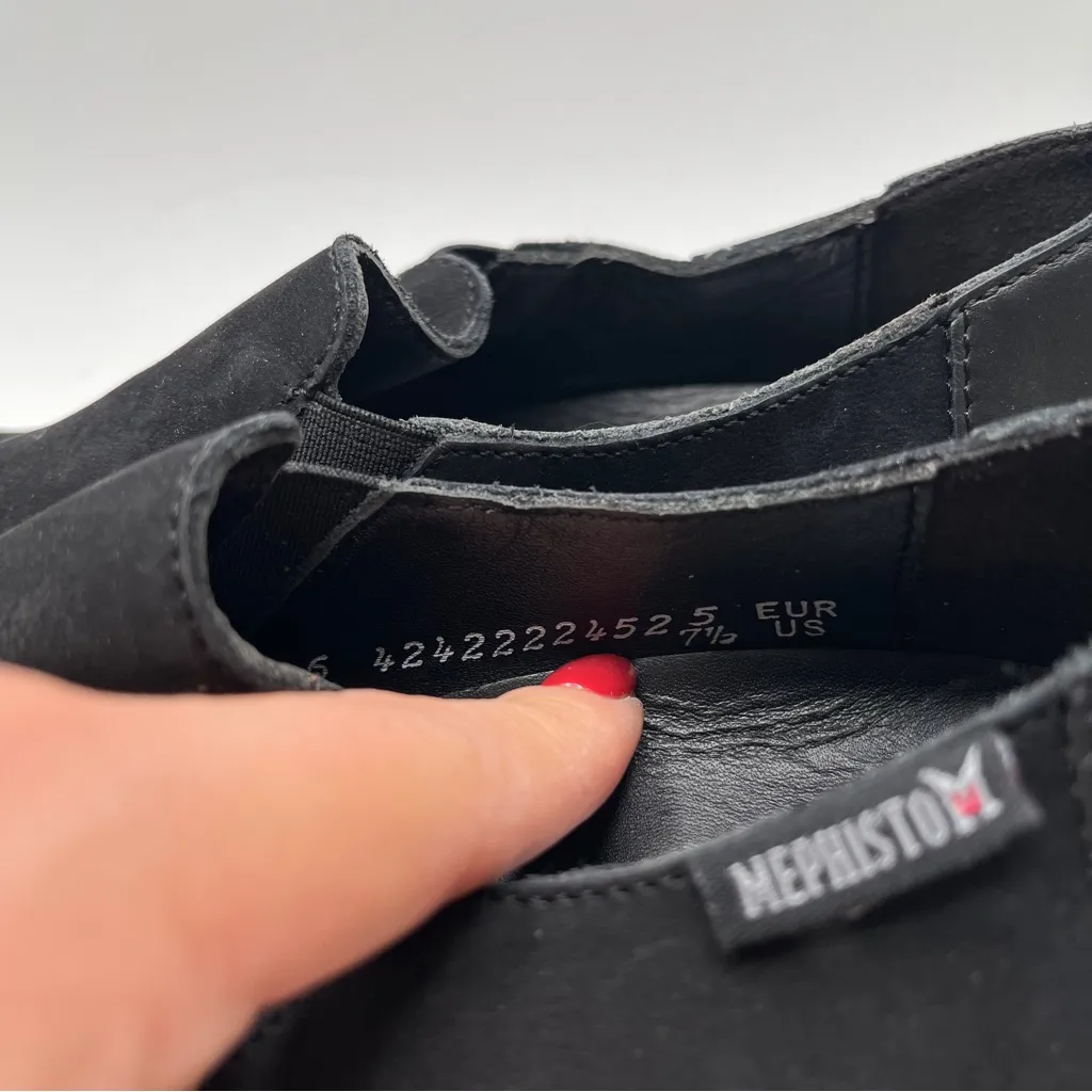 NWOB Mephisto Romea Black women’s slip on size US 7.5 comfort orthopedic - Image 4