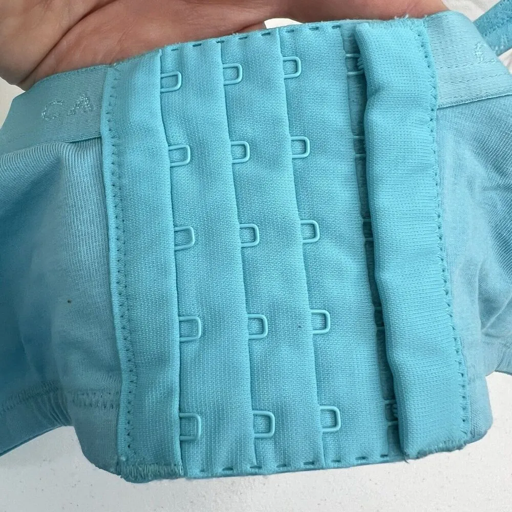 Cacique 44G Bra Boost Plunge Lined Padded Teal Lace Blend Underwired Women’s - Image 8