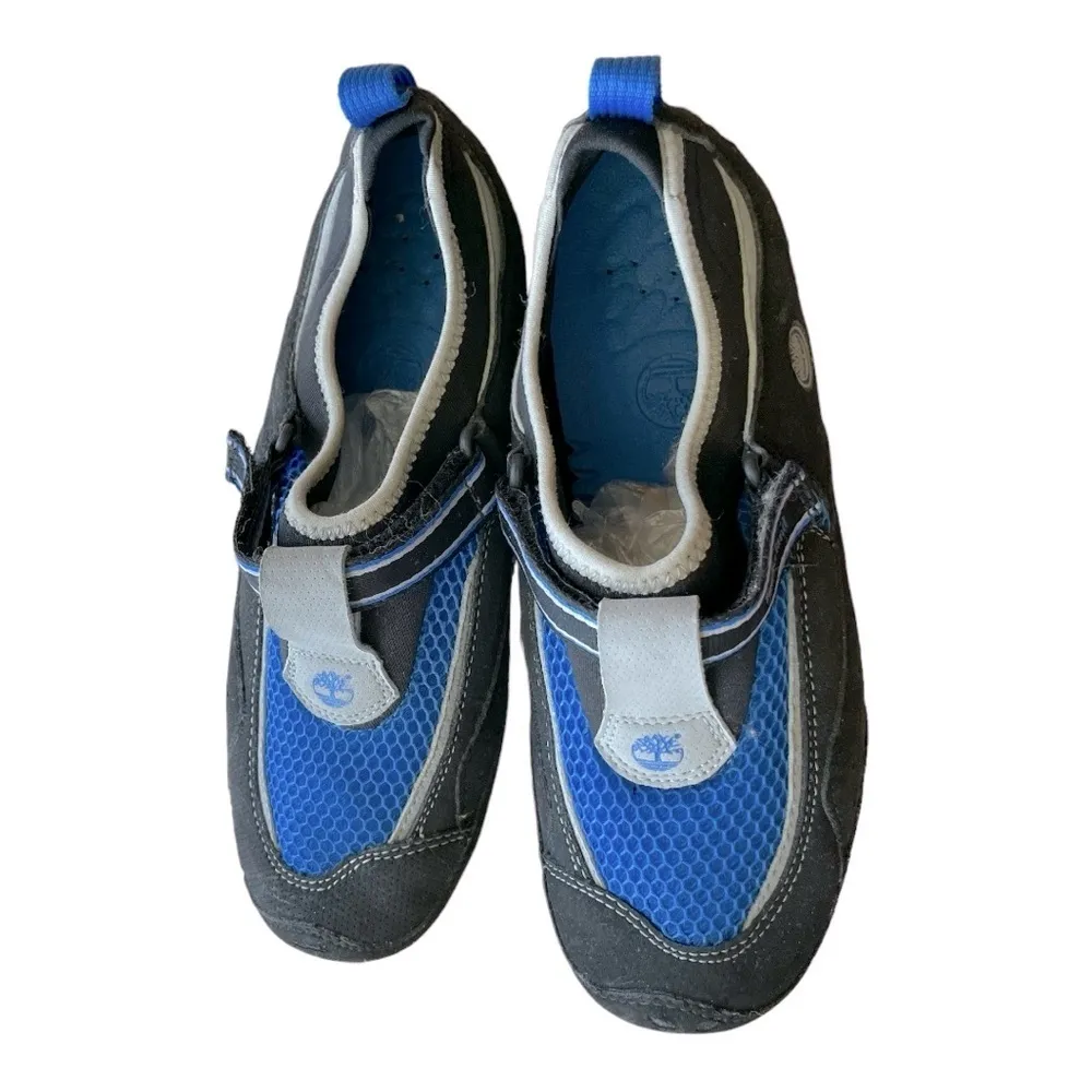 Timberland size 6 Water
Shoes Aqua Socks Blue Black Slip On Flexible, outdoors - Image 5
