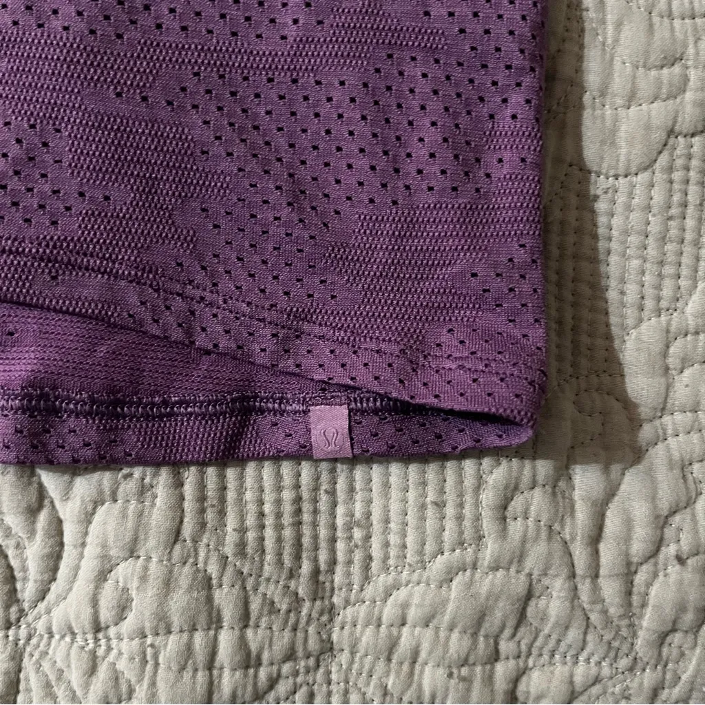 Lululemon purple muscle love tee size small - Image 2