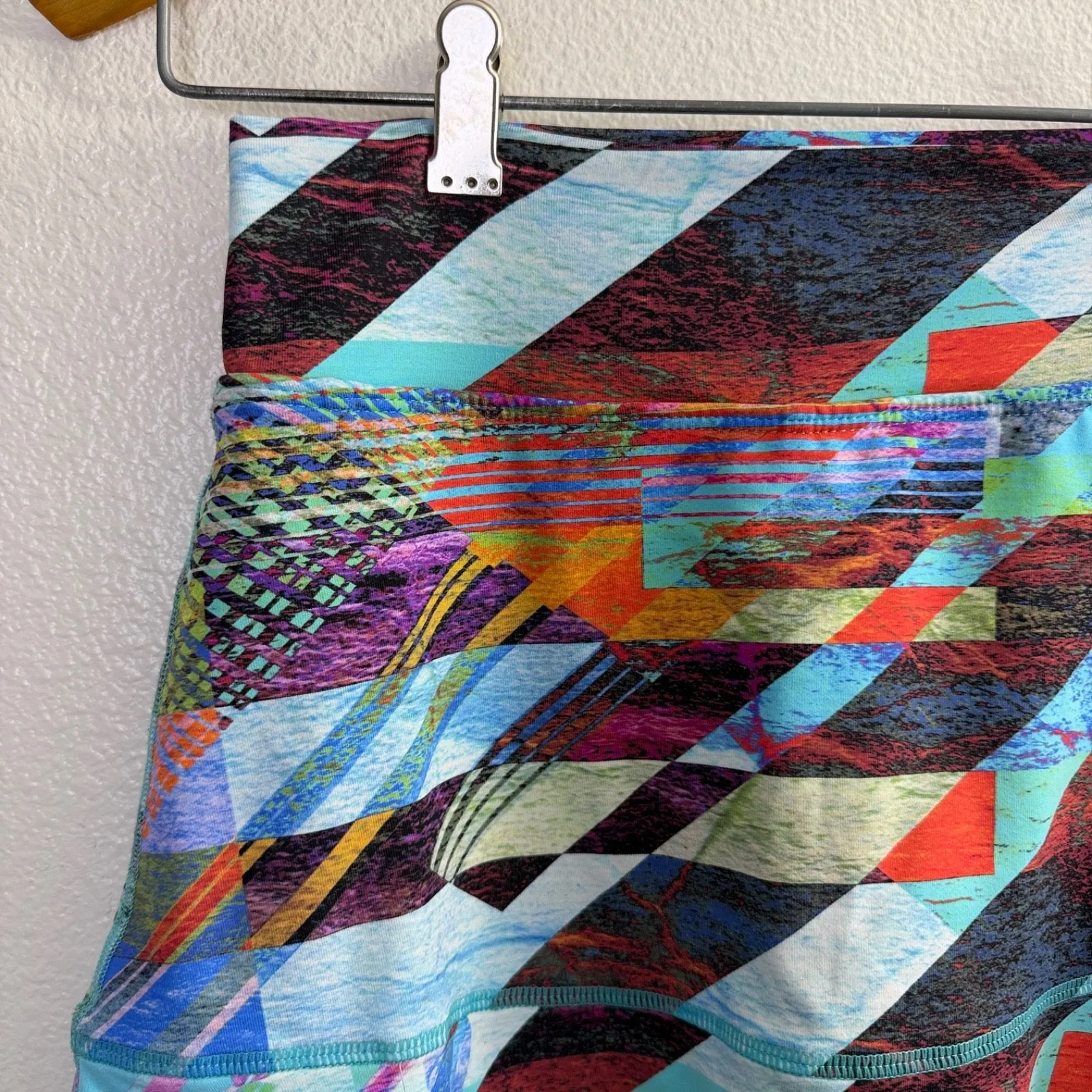 Dona Jo Skirt Womens Size 1 Small Blue Abstract Skort Tennis Pickleball Shorts - Image 2