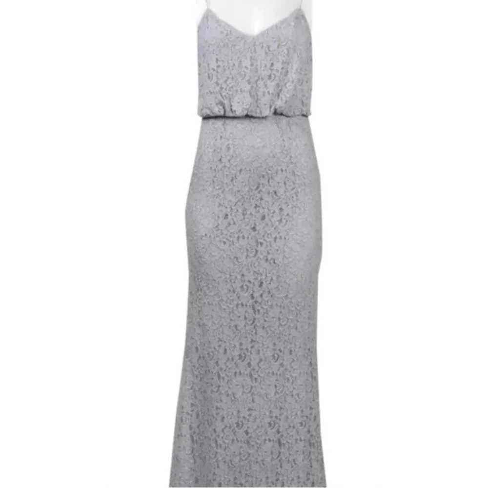 Adrianna Papell Signature Lace Blouson Gown Light Purple Size 4 NEW - Image 2