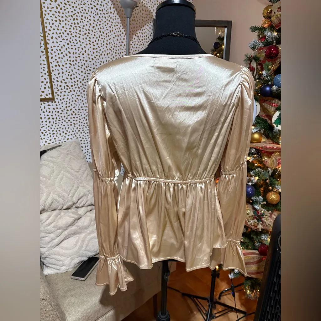 Vivid Champagne Blouse - Image 3