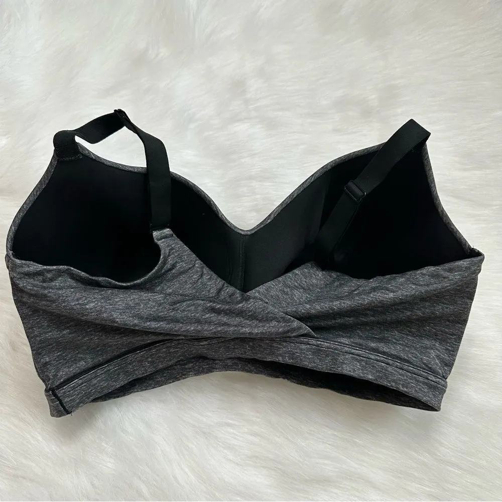 Cacique Charcoal Gray Marled Modern Lightly Lined Lounge Bra - Image 6