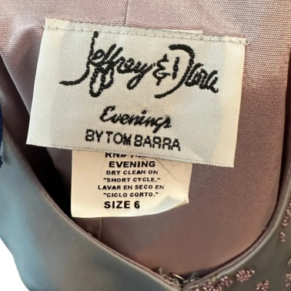 Vintage Jeffrey & Dara Evenings by Tom Bara Pleated Skirt Set‎ Size 6 - Image 7