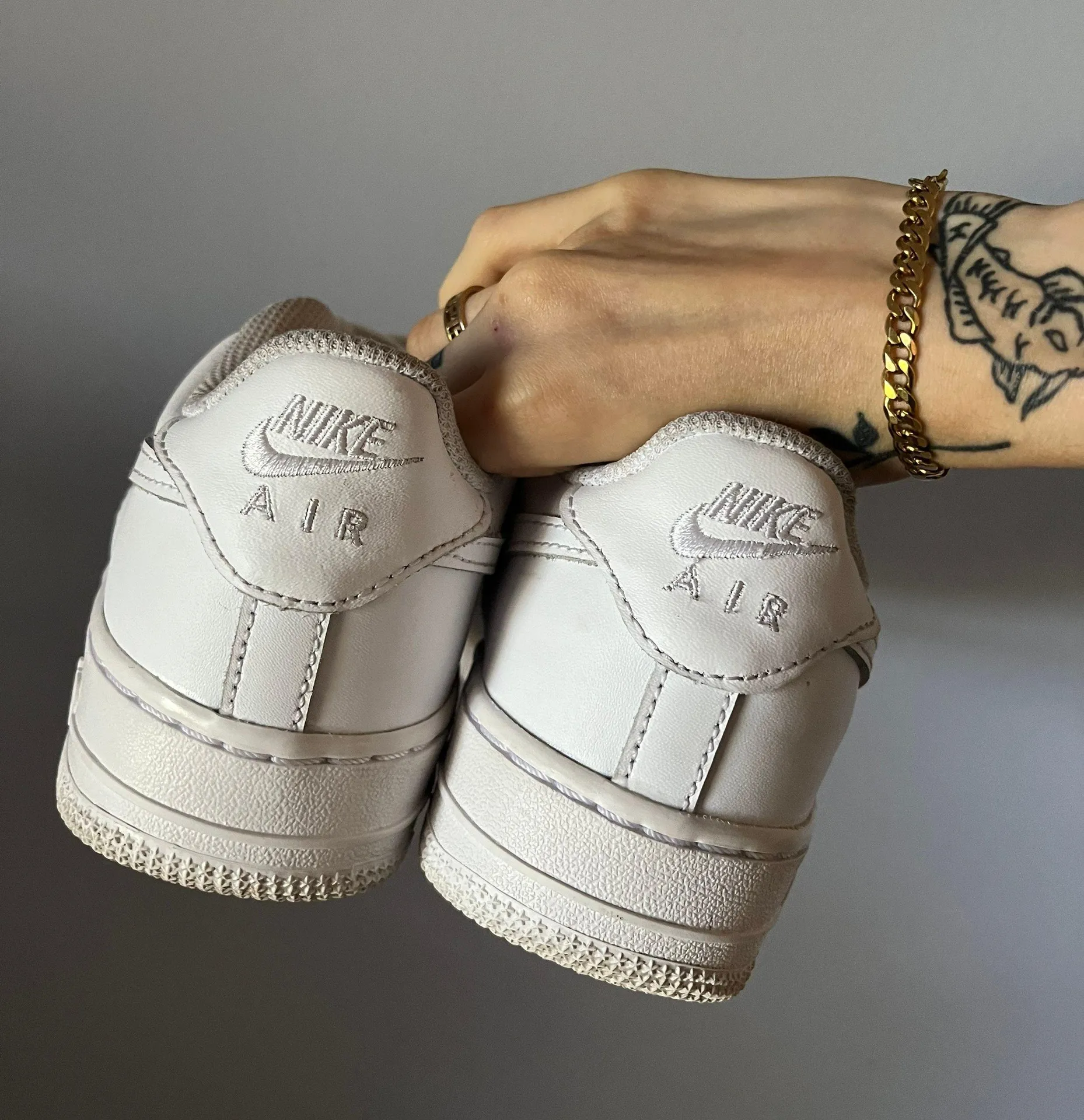 Air Force 1 LE GS ‘Triple White’ - Image 4