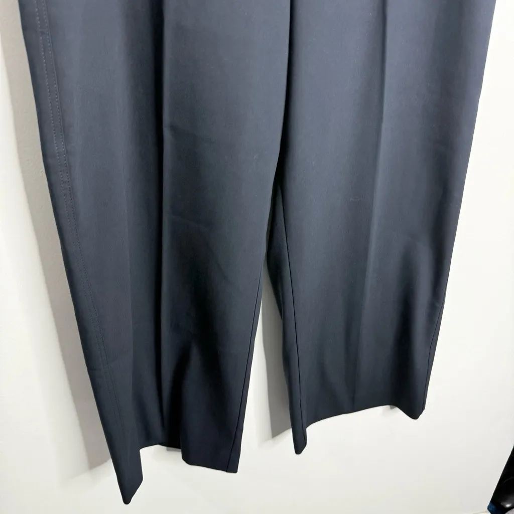 NWT Ann Taylor The Kate Wide Leg Crop Pant In Navy Size 18 Tall Work Wear Casual - Image 9