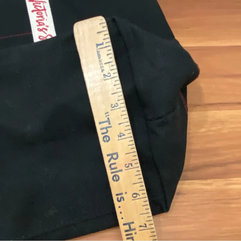 VICTORIA’S SECRET Black Canvas Contrast Logo Strap Tote Bag - Image 9