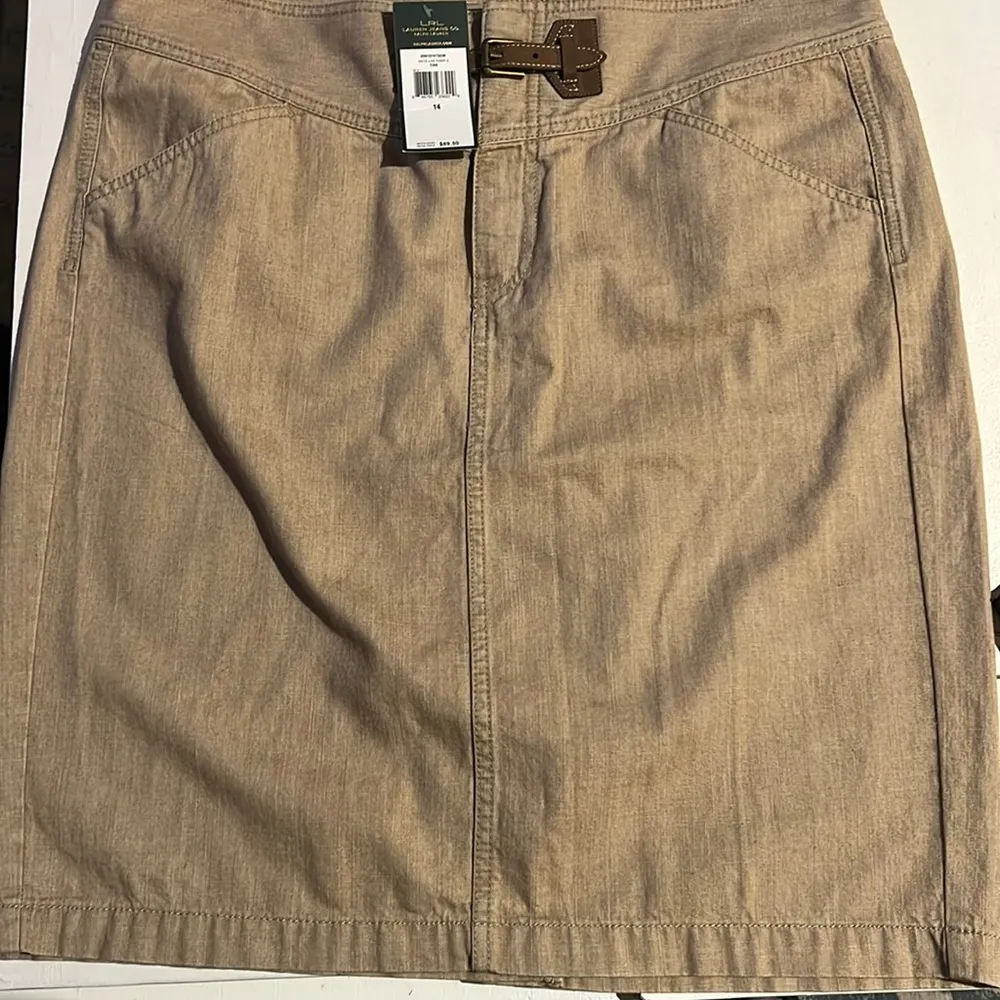 Lauren Ralph Lauren skirt women’s size 14 new with tags Tan - Image 8