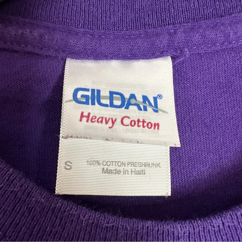 Gildan Purple Dominican Republic Crewneck T Shirt - Image 7