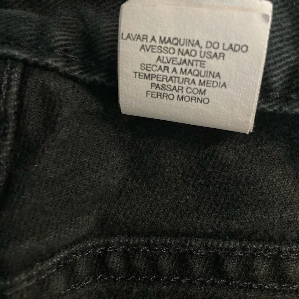 HARLEY DAVIDSON VINTAGE High Waist Black Women’s Boot Cut Jeans‎ Size 12R - Image 4