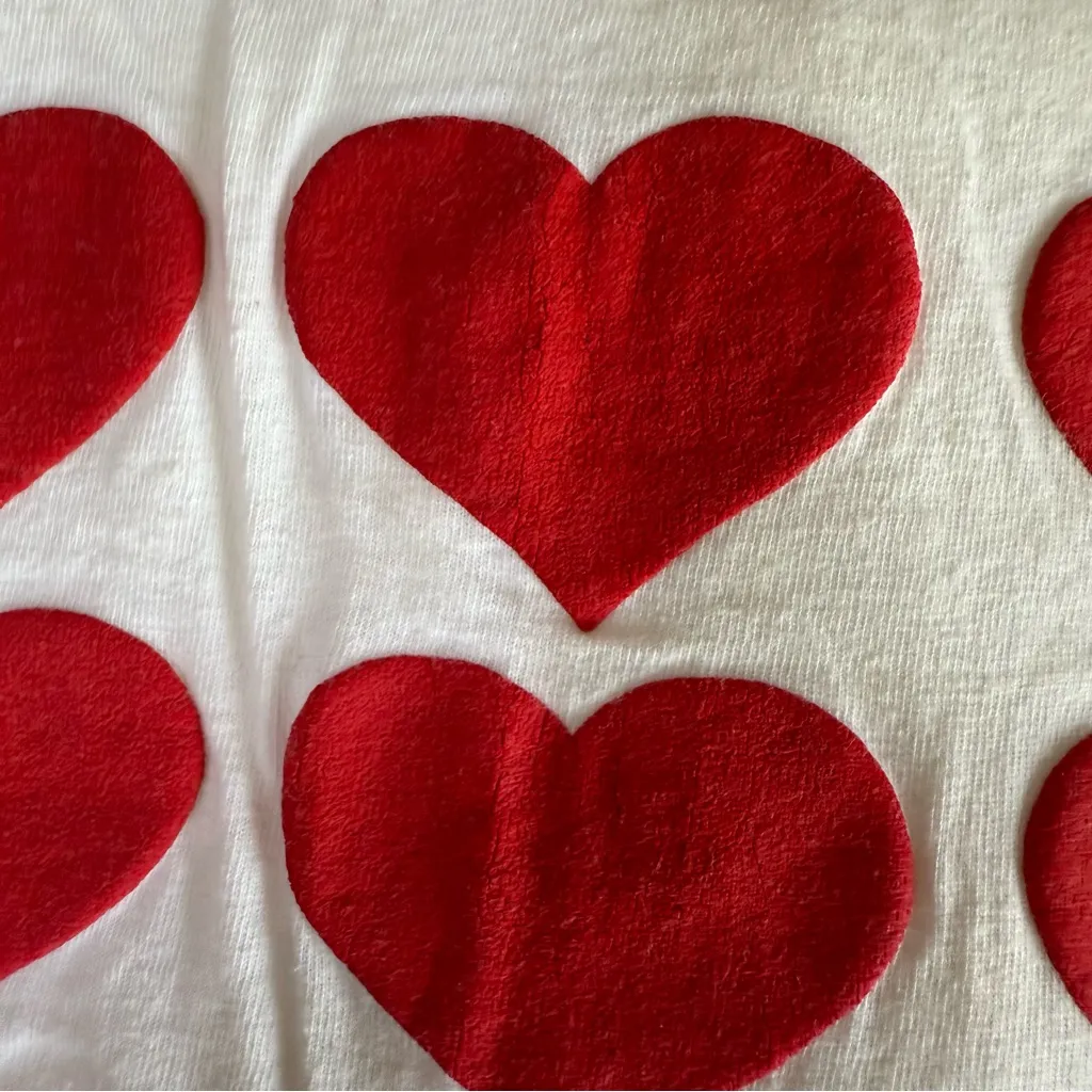 Vintage 80s Oversized Heart T - Image 11
