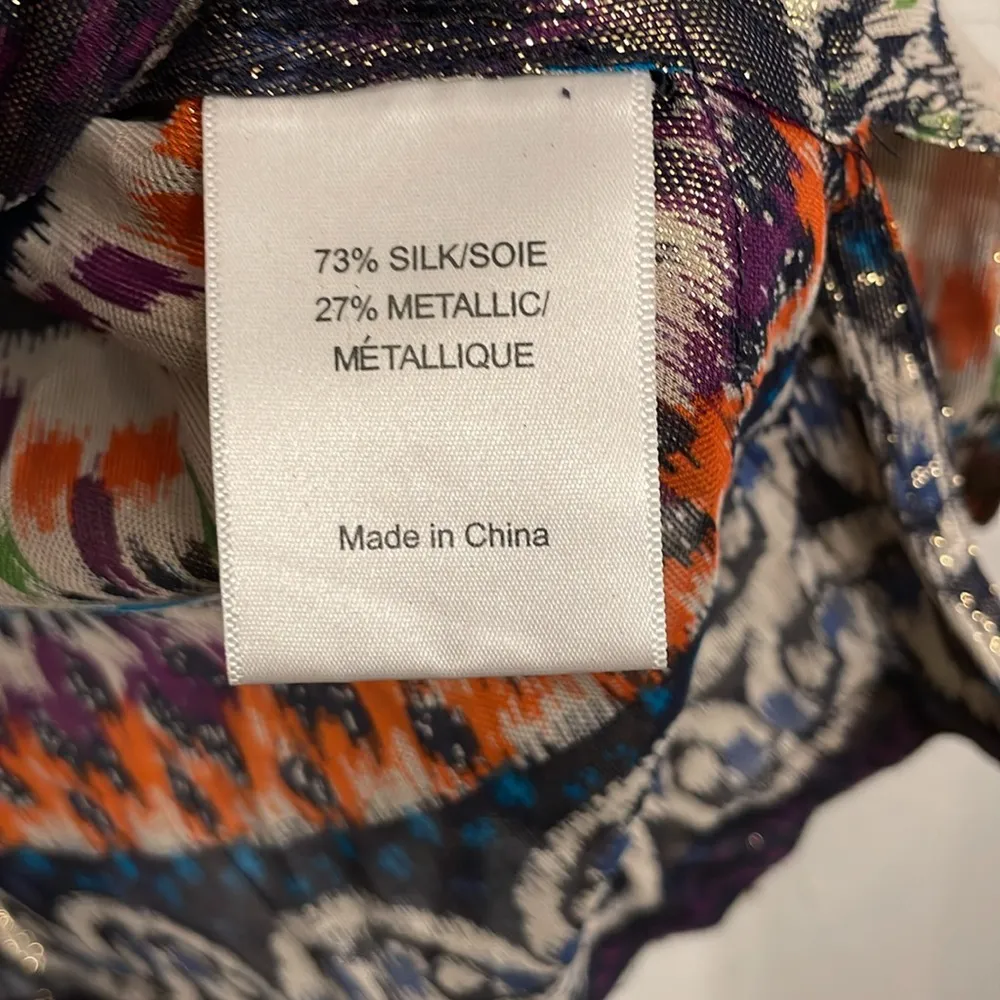 Tory Burch Silk Metallic Tunic - Image 6