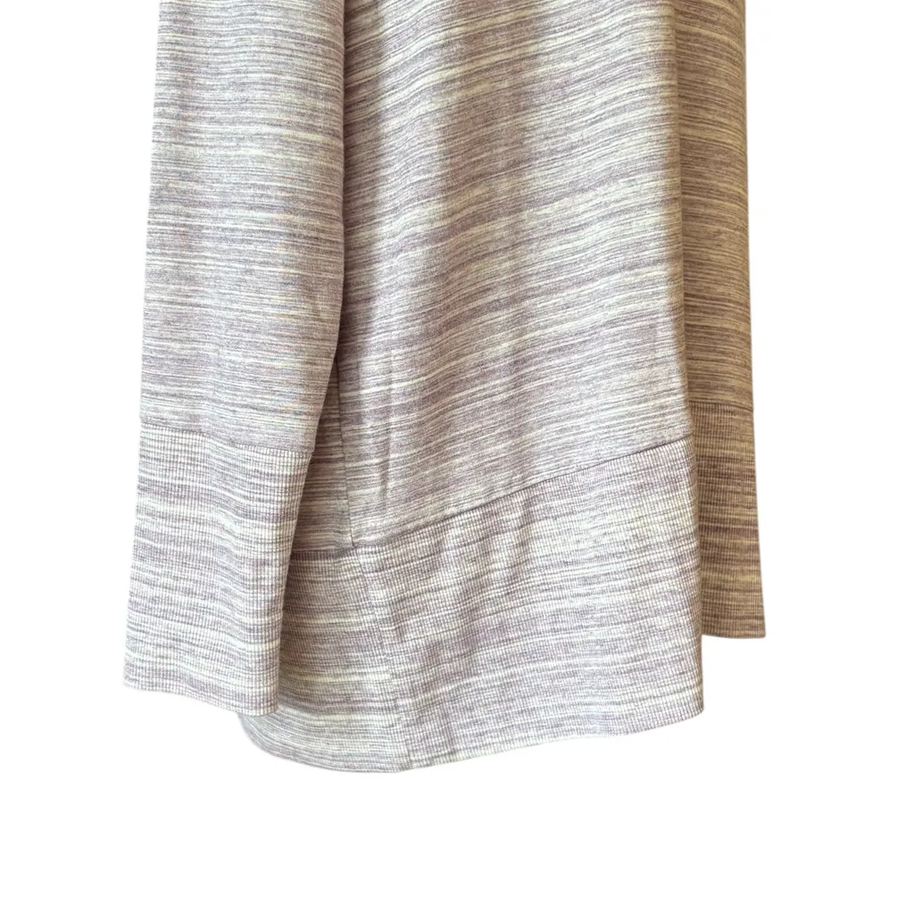 Garnet Hill Long Sleeve Cowl Neck Top Oversized Tencel Womens Small Pink Purple - Image 6