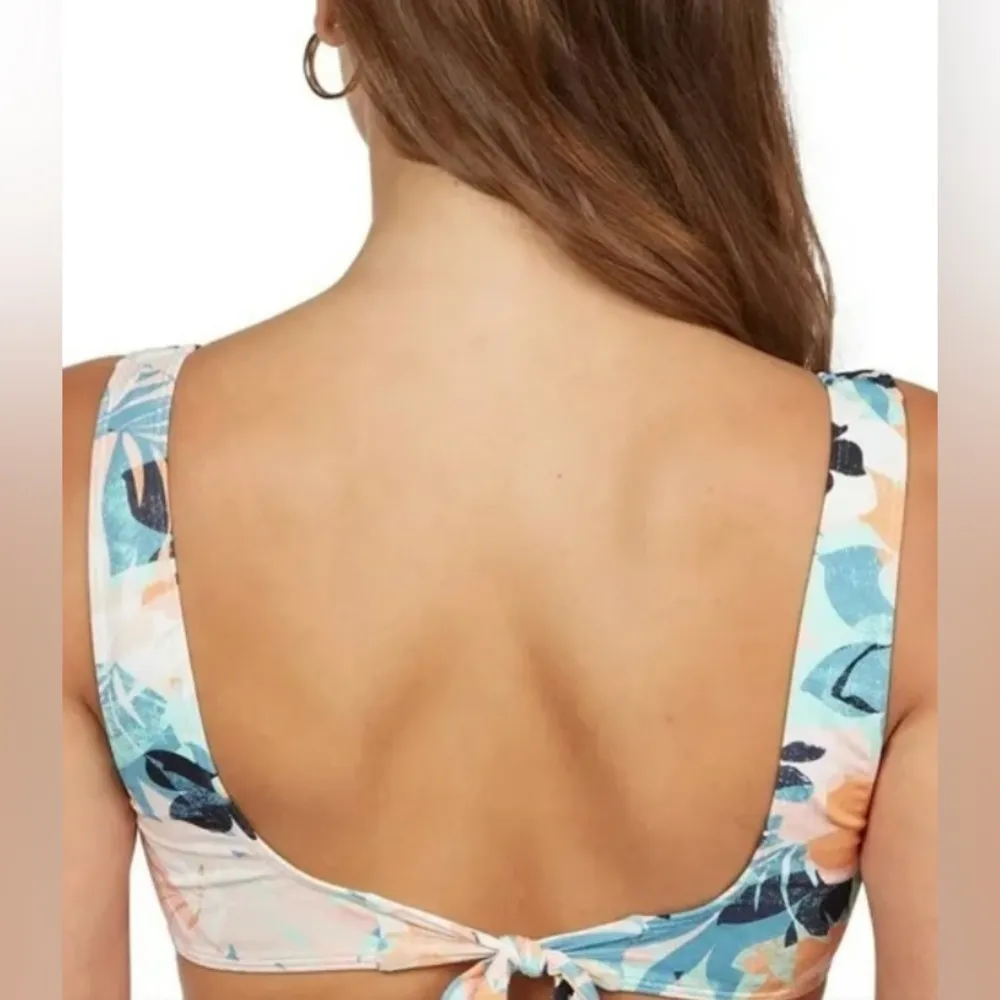 Roxy - Tropical Deep V Neck - Beach Classics Triangle Swimsuit Top XL - NWT - Image 5