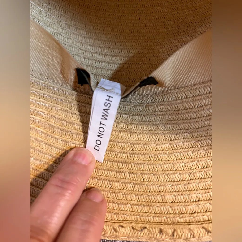 Bucket Hat Tan Straw by Magid natural color 7.5 - Image 4