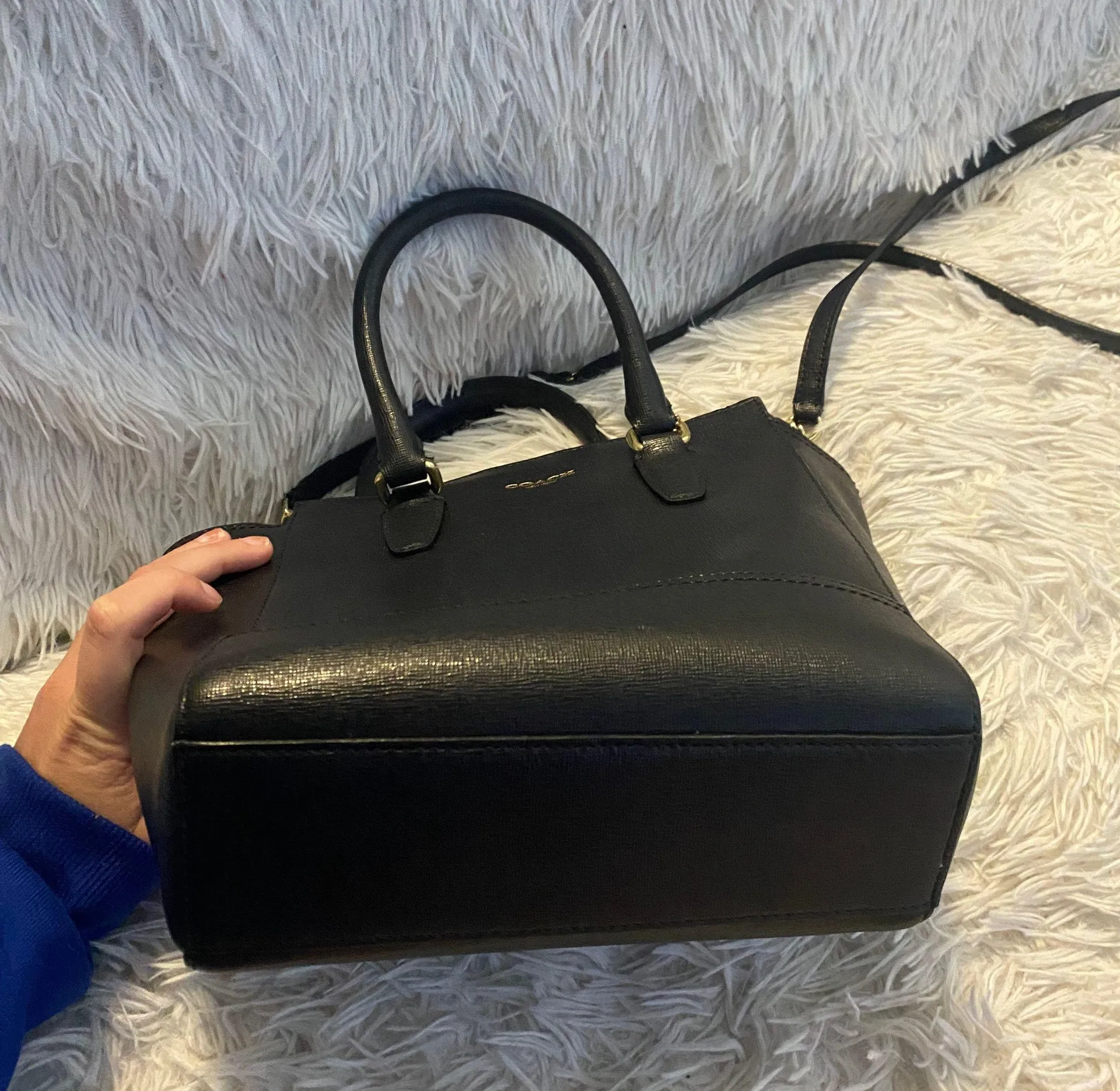 Coach Saffiano Mini Crossbody - Image 9