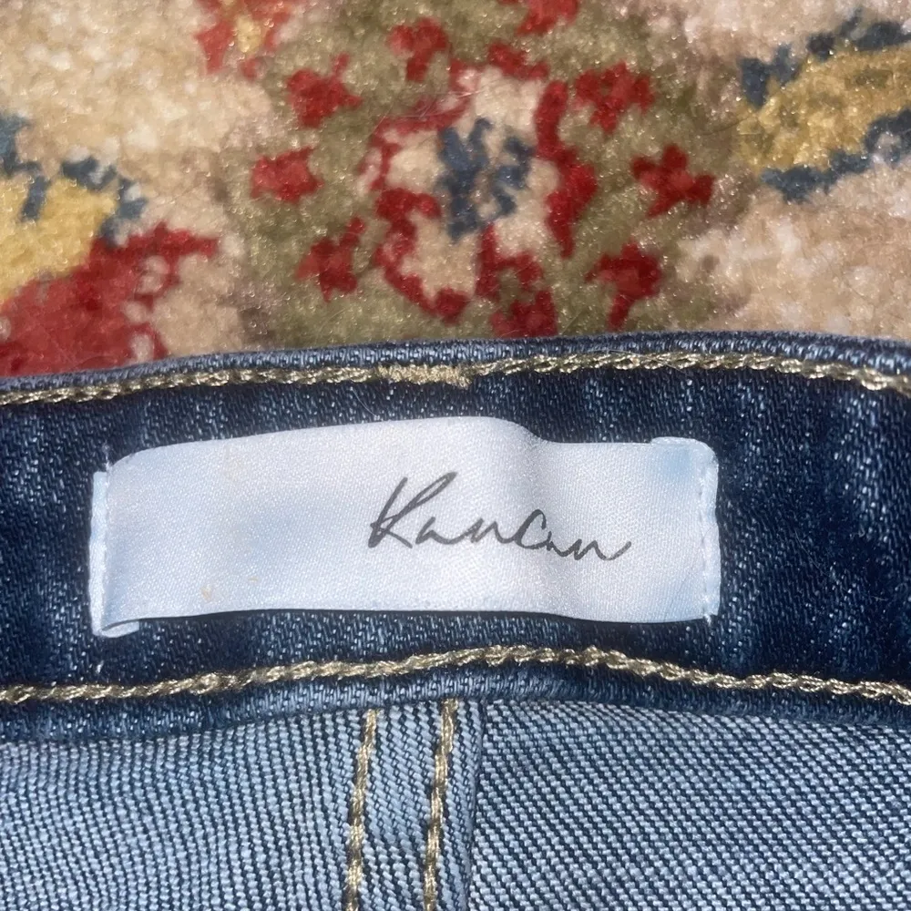 KanCan Distressed Flare Wide Leg Jeans - Image 6