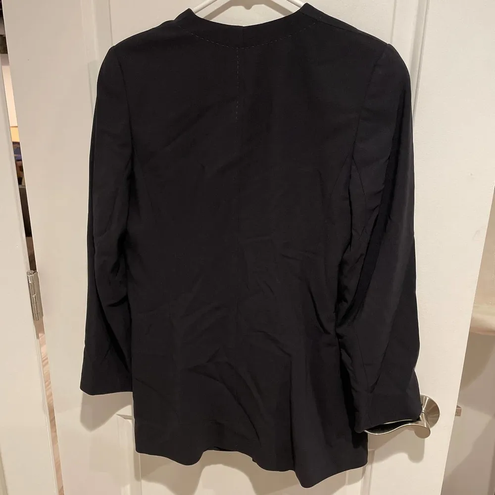 Vintage Jaeger wool black zip up coat 8/10 - Image 7