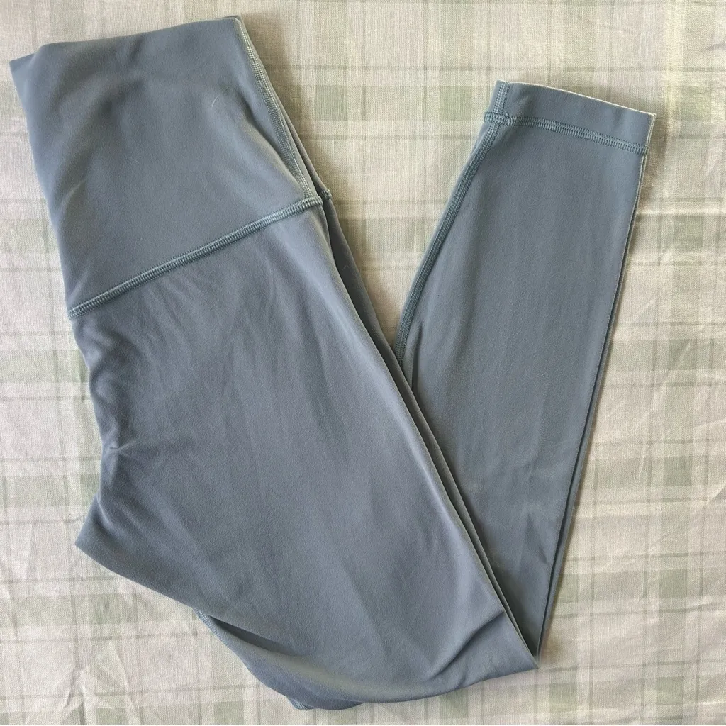 Lululemon Align Soft Blue High-Waisted Leggings - Image 4