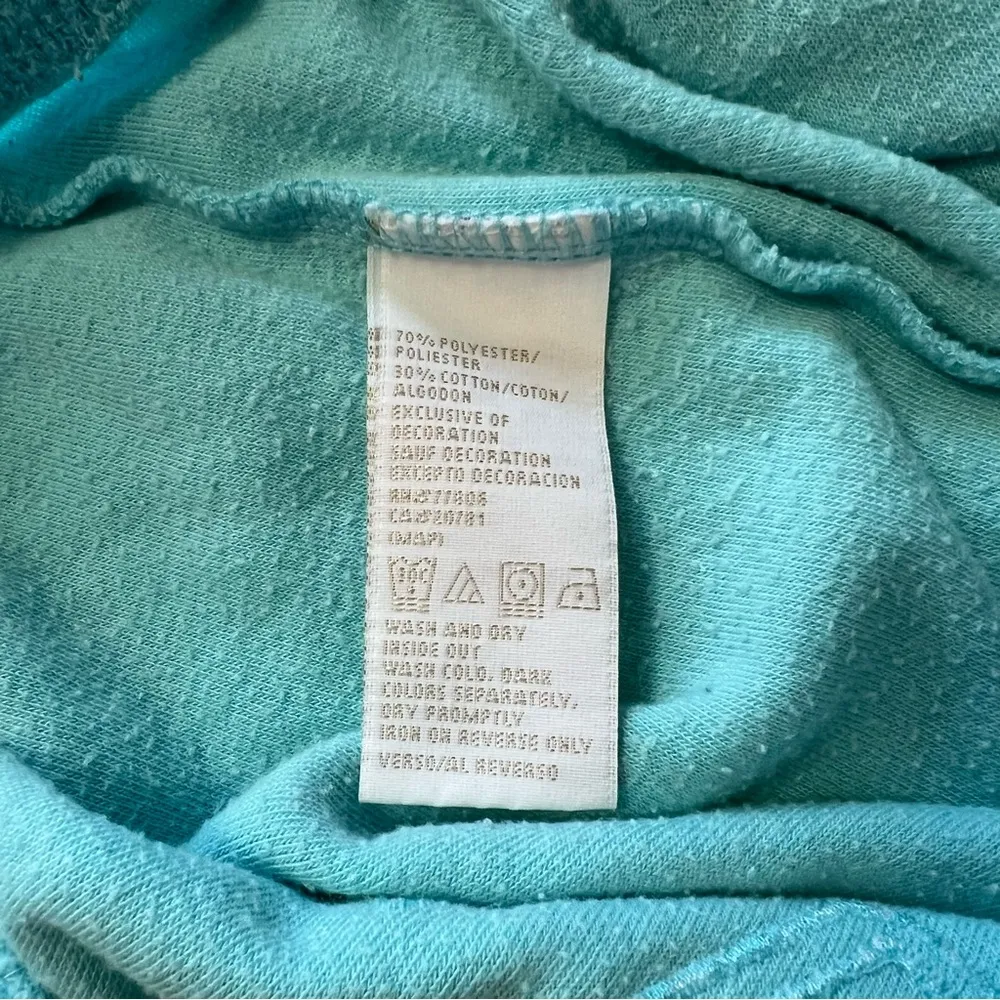 Tommy Hilfiger Vintage Y2K Blue Terrycloth Spellout Shorts Size M - Image 7