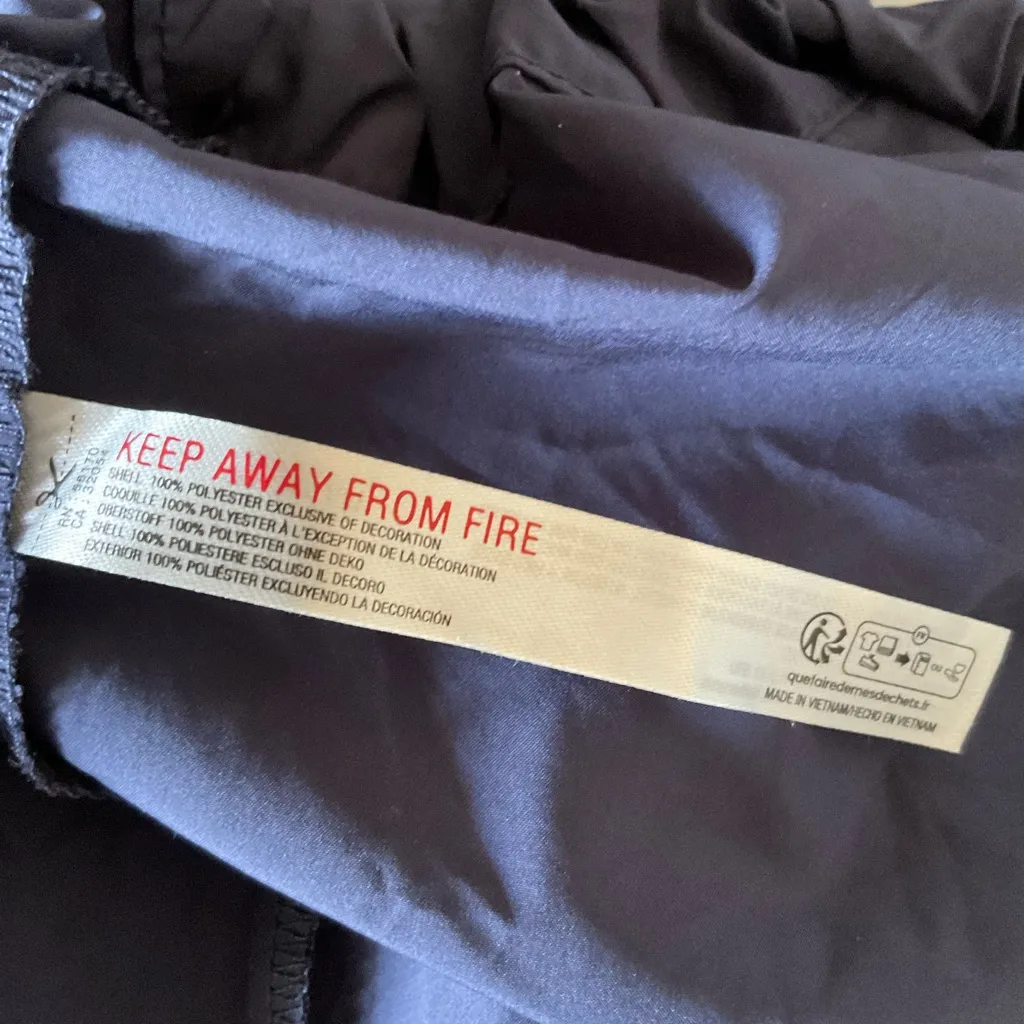 FP Movement Care Like The Wind Anorak Jacket Size XS Blue - Image 4