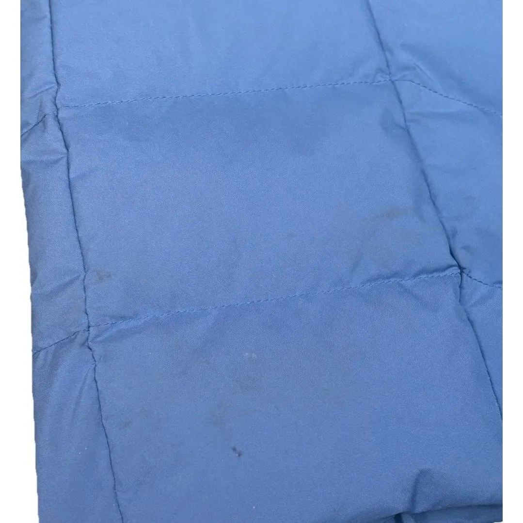 Ralph Lauren Women’s Blue Full Zip Puffer Quilted Long Down Parka Jacket Size Lg - Image 13