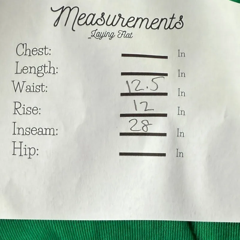 Zara Wide Leg High Rise Tie Waist Stretch Pull On Trouser Pants S Kelly Green - Image 8