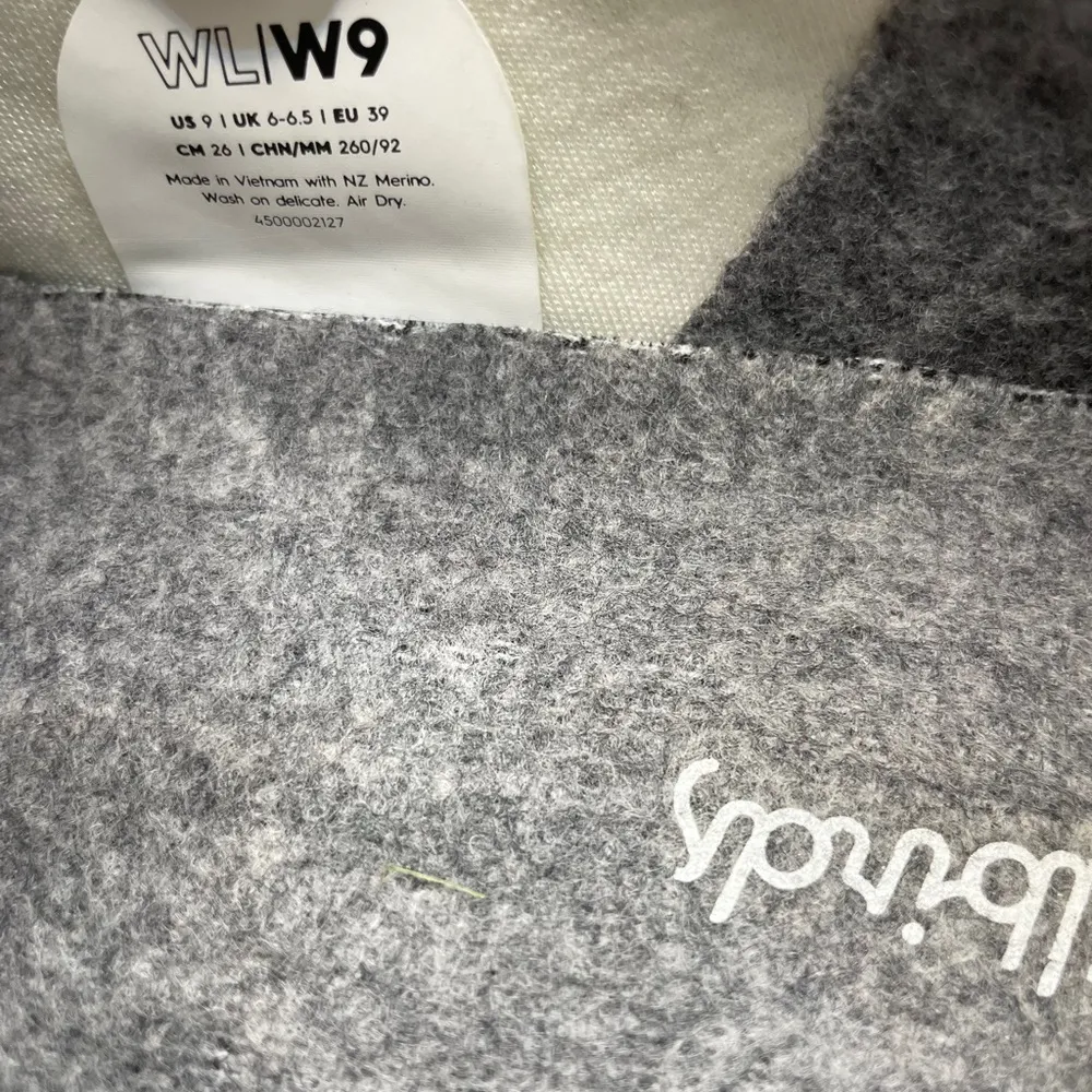 Allbirds Wool Loungers Woven Grey Slip On Comfort Flats Shoes Women's Sz 9 - Image 5