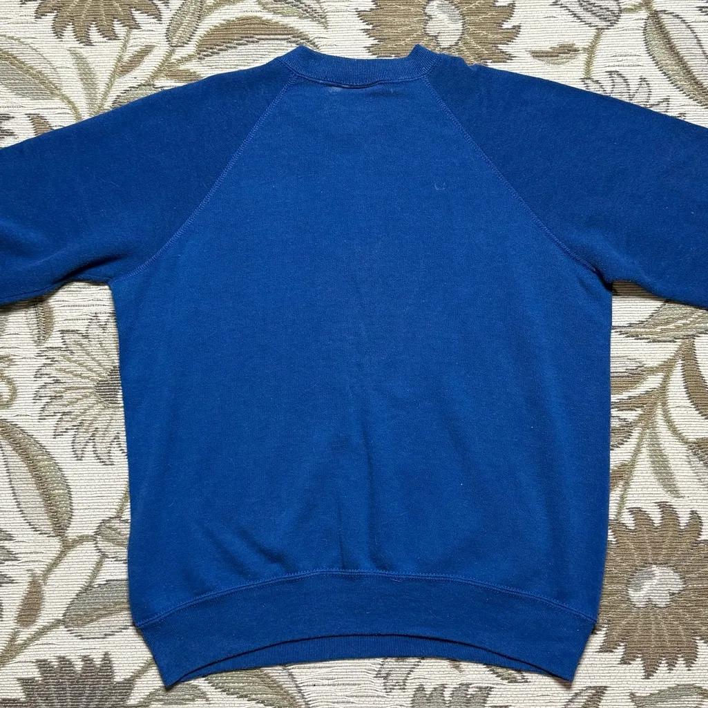 Jim Benton Vintage Sweatshirt Shopping Bunny Crewneck S Small M Medium L Large Blue - Image 3